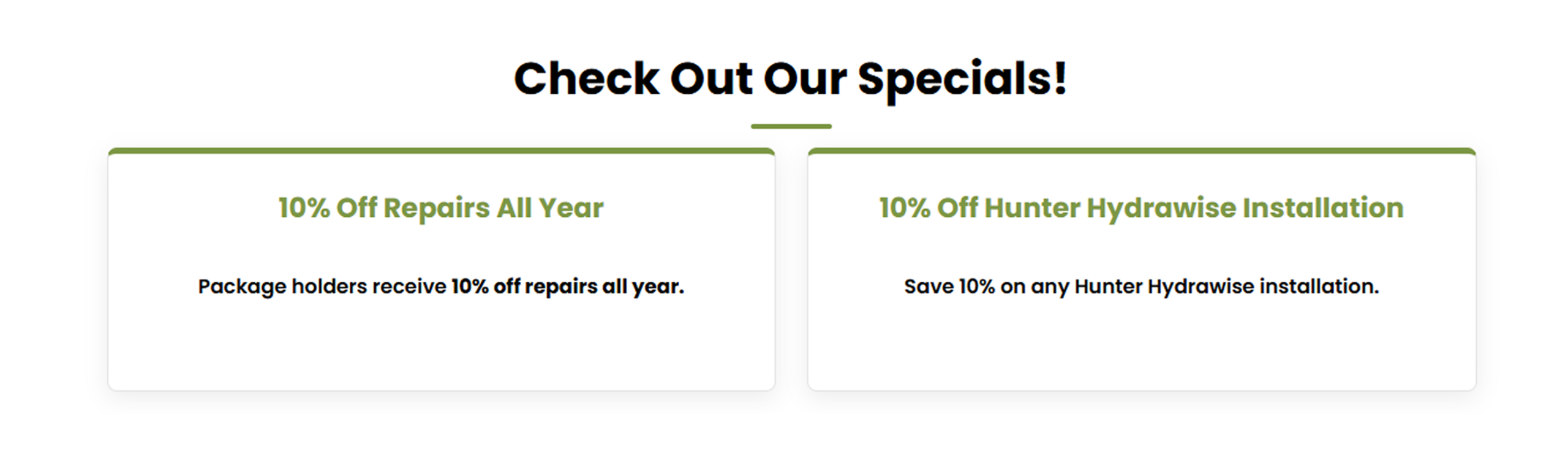 specials popup